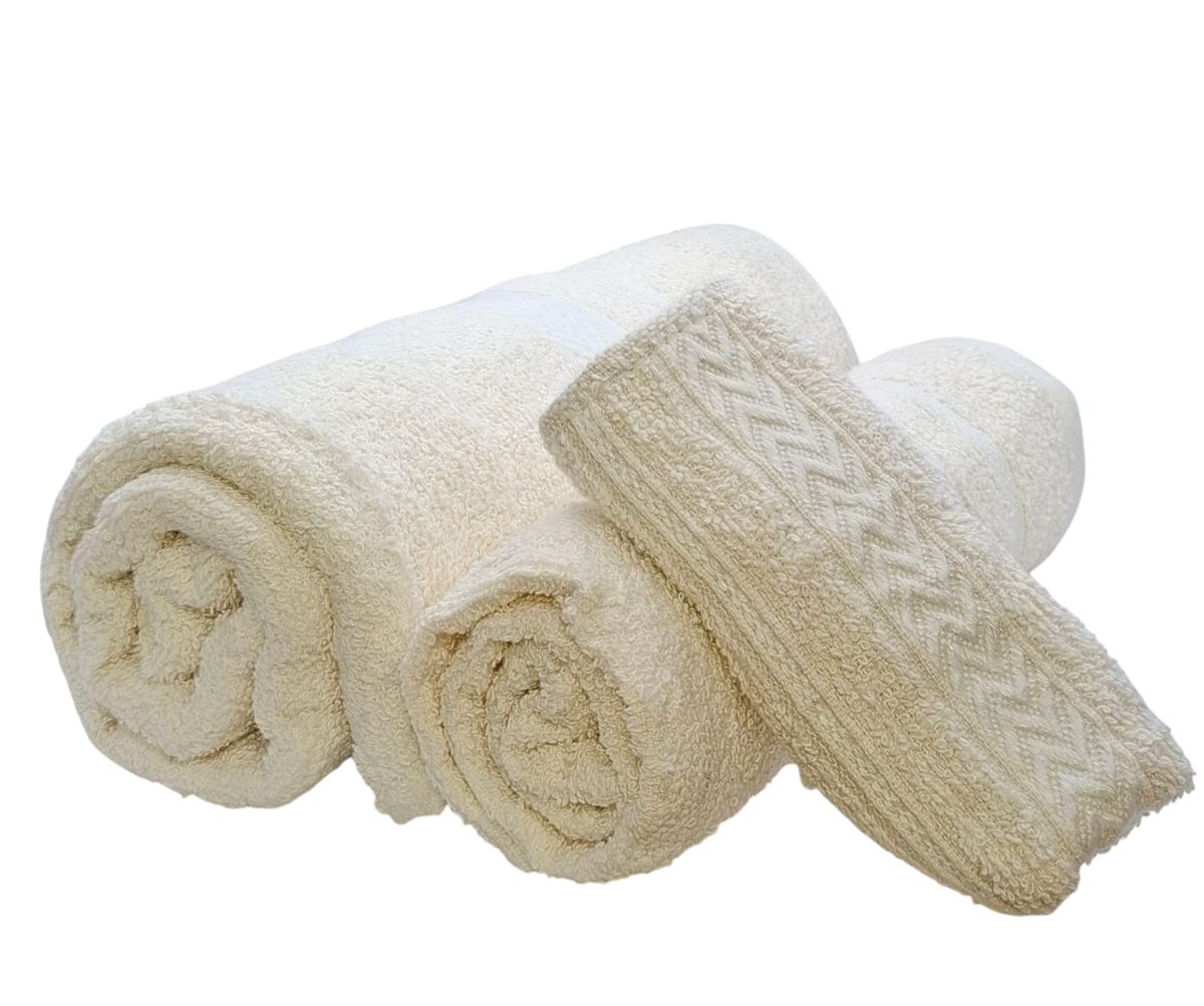 Elite Comfort 3-Piece Bath Towel Set - 100% Cotton 400gsm