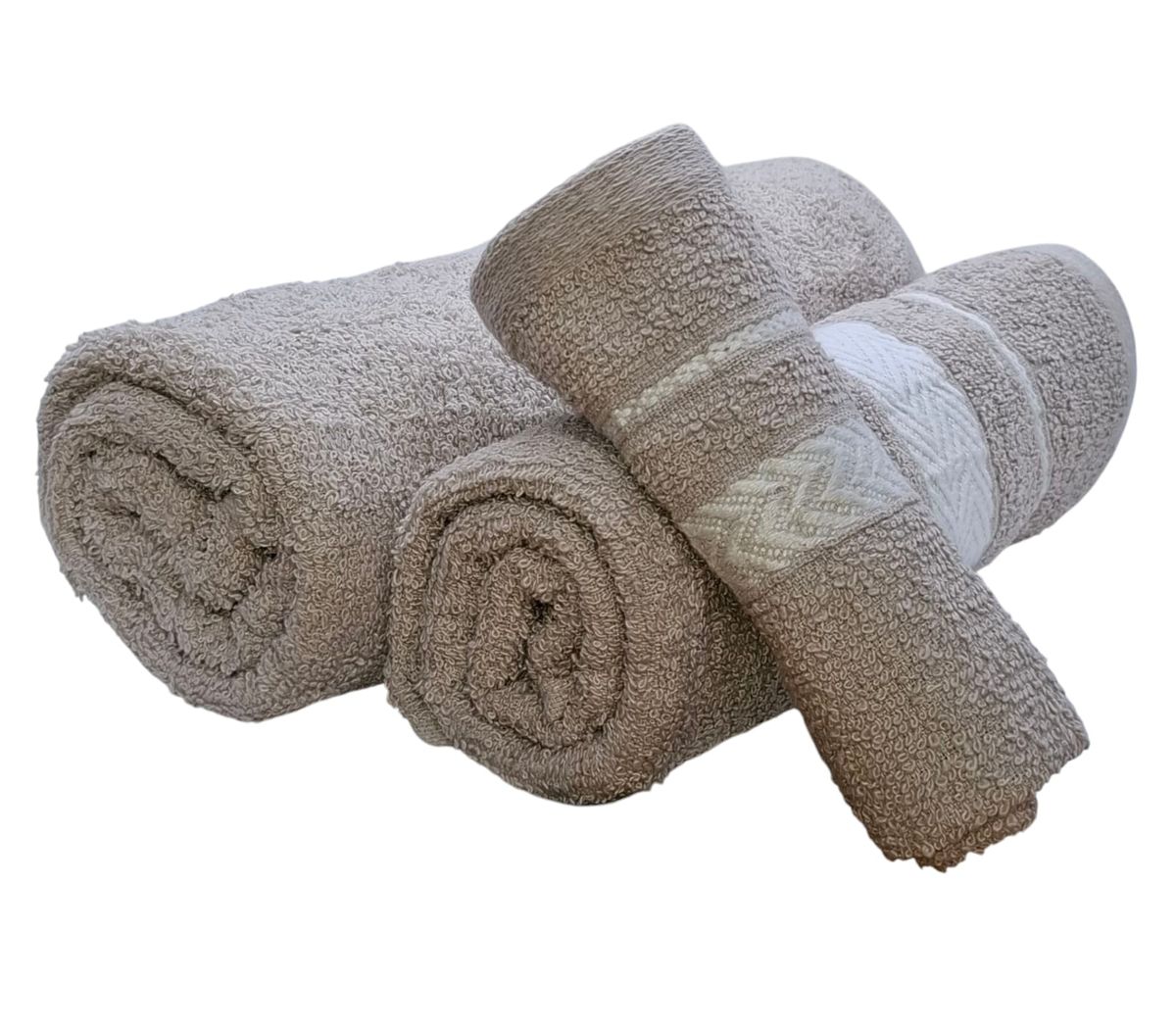 Elite Comfort 3-Piece Bath Towel Set - 100% Cotton 400gsm